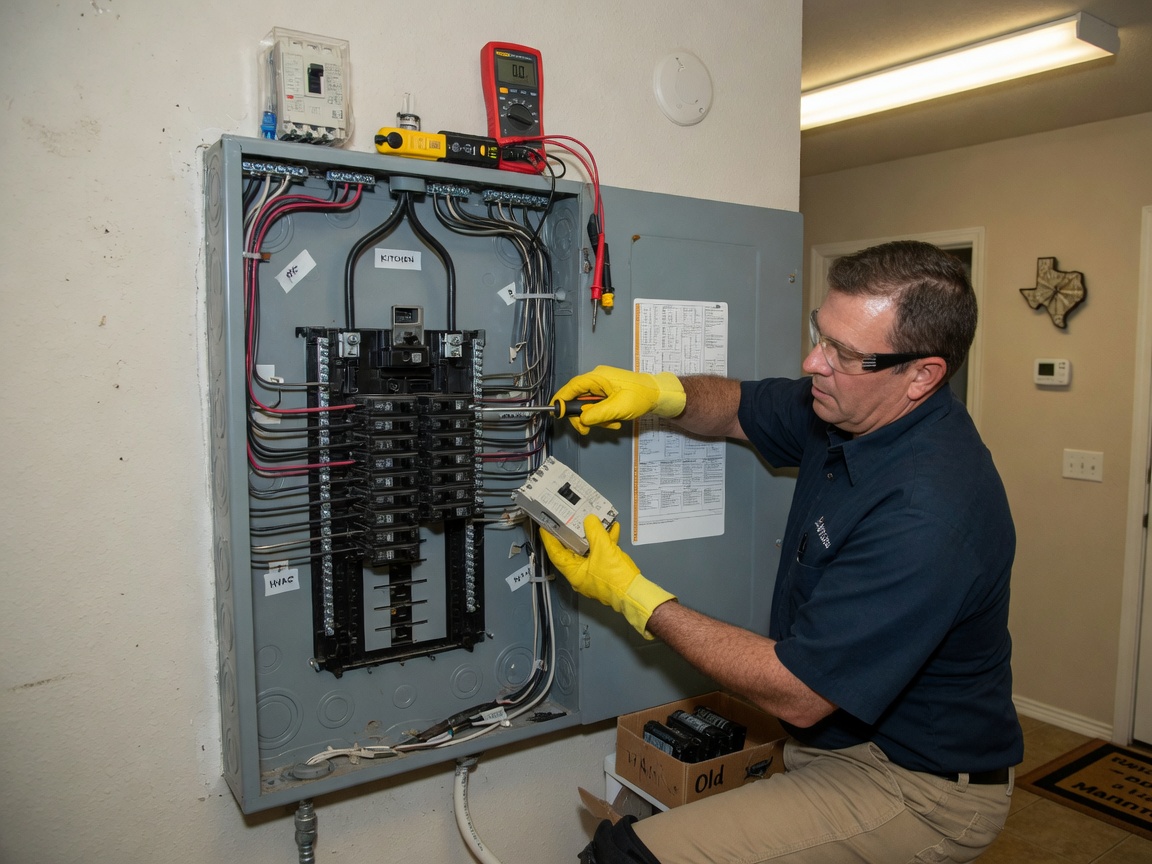 Circuit Breaker Replacement in Plano